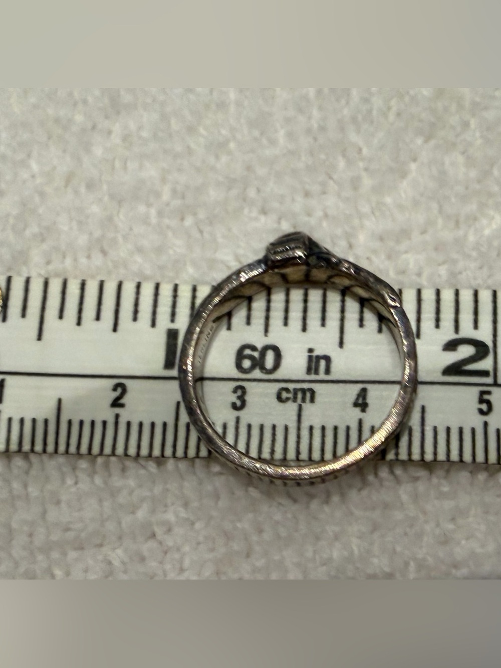 Mignon Faget Silver Tiny Bow Ring - Picture 2 of 2